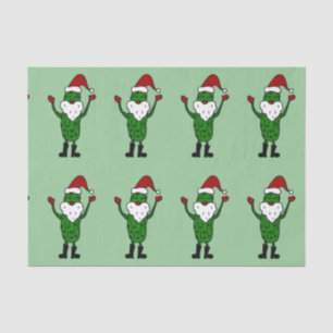 Funny Santa Claus Pickle Tissue Paper Tissuepapier