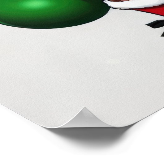 Funny Santa Claus Poster (Hoek)