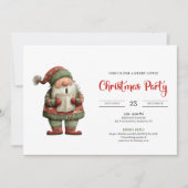 Funny Santa Claus Printable Kids Holiday Invite Kaart (Voorkant)