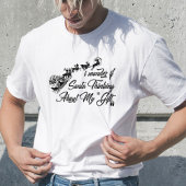 Funny Santa Claus Quote, Kerstdag, Cool Santa T-shirt