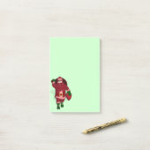 Funny Santa Claus Strawberry Farmer Post-it® Notes (Op bureau)