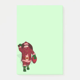 Funny Santa Claus Strawberry Farmer Post-it® Notes