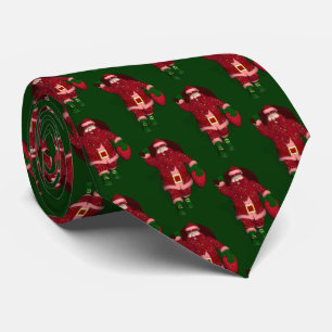 Funny Santa Claus Strawberry Farmer Stropdas