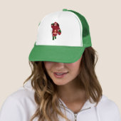 Funny Santa Claus Strawberry Farmer Trucker Pet (In situ)