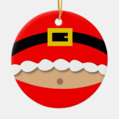 Funny Santa Claus Suit Ornament (Voorkant)