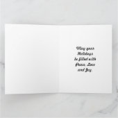 Funny santa claus  vakantiekaart kaart (Binnen)