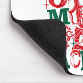 Funny Santa Claus Your Mom Like My Package Christm Muismat (Hoek)