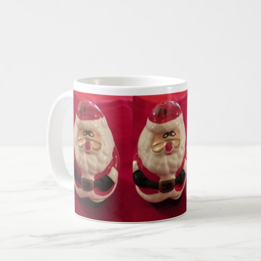Funny Santa Coffee Mok (Voorkant links)