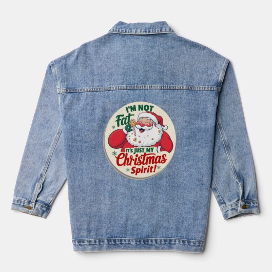 Funny Santa Denim Jacket (Achterkant)