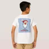 Funny Santa die Chimney Joke Kinder omlaag gaat T-shirt (Achterkant volledig)