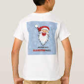 Funny Santa die Chimney Joke Kinder omlaag gaat T-shirt (Achterkant)