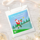 Funny Santa die Pickleball Merry Volley Xmas speel Bedankzakje (Geknipt)