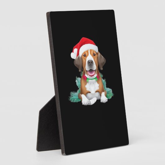 Funny santa dog Oversized T-Shirt Fotoplaat (Zijkant)