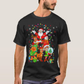 Funny Santa Elf Snowman Reindeer Gingerbread Chris T-shirt (Voorkant)