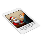 Funny Santa en de IRS Humor Magnet Gift Magneet (Rechterzijde)