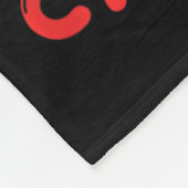 Funny Santa Fleece Deken (Hoek)