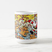 Funny Santa & Gingerbread Christmas Mug Koffiemok (Center)