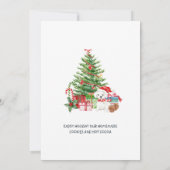 Funny Santa Gnomes kerst Holiday Open House Kaart (Achterkant)