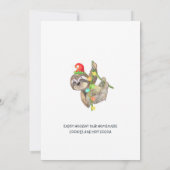 Funny Santa Gnomes kerst Holiday Open House Kaart (Achterkant)