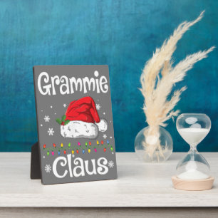 Funny Santa Grammie Claus Kerstmis Matching Famil Fotoplaat