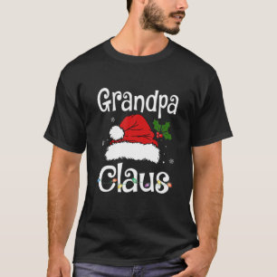 Funny Santa Grandpa Claus Kerstmis Matching Famil T-shirt