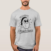 Funny Santa Groovy-kerstzondbril T-shirt (Voorkant)