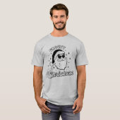 Funny Santa Groovy-kerstzondbril T-shirt (Voorkant volledig)