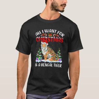 Funny Santa Hat All I Want For Christmas Is A Beng T-shirt