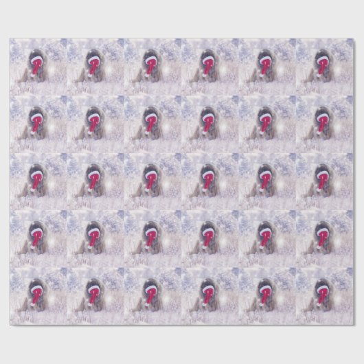 Funny Santa hat Cadeaupapier (Vlak)