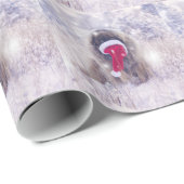 Funny Santa hat Cadeaupapier (Rol Hoek)