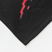 Funny Santa Hockey Christmas Retro Winter Player X Fleece Deken (Hoek)