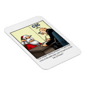 Funny Santa Humor Magnet Gift Magneet (Rechterzijde)