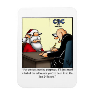 Funny Santa Humor Magnet Gift Magneet