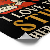 Funny Santa I Love To Stuff Her Stock Jingle His B Poster (Hoek)