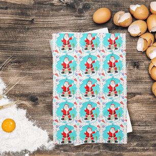 Funny Santa Ice Gevist met polair Beer Theedoek