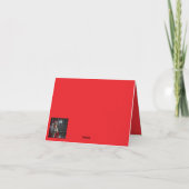 Funny Santa in jail Christmas card Kaart (Achterkant)