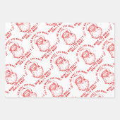 Funny Santa Inpakpapier Vel (Voorkant 3)