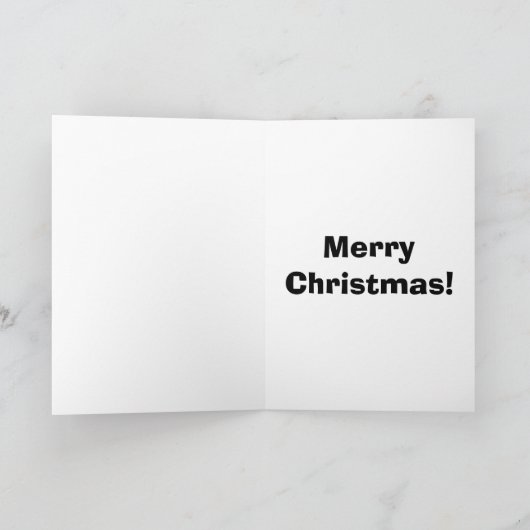 Funny Santa IPod Humor Kerst Kaart (Binnen)