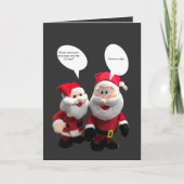 Funny Santa Joke Kaart (Voorkant)