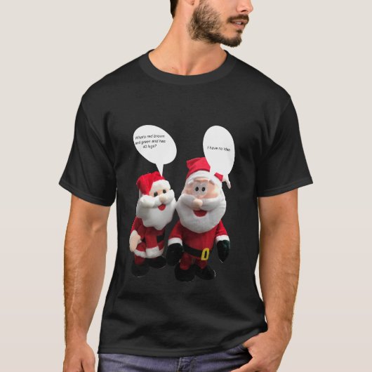 Funny Santa Joke T Shirt (Voorkant)