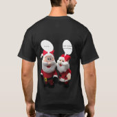 Funny Santa Joke T Shirt (Achterkant)