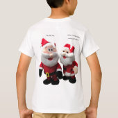Funny Santa Joke T-shirt (Achterkant)