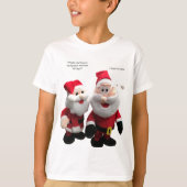 Funny Santa Joke T-shirt (Voorkant)