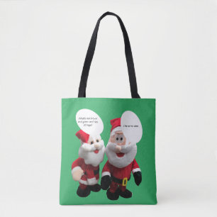 Funny Santa Joke Tote Bag