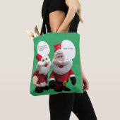 Funny Santa Joke Tote Bag (Dichtbij)