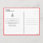 Funny Santa Kerstkaarten Feestdagenkaart (Achterkant)