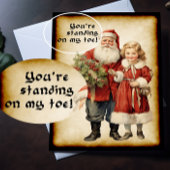 Funny Santa Kerstmis Kaart