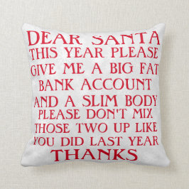 Funny Santa Kerstpiloot Kussen