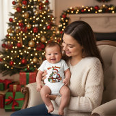 Funny Santa Kids Jersey | Cookie Thief Christmas O Romper