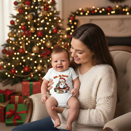 Funny Santa Kids Jersey | Cookie Thief Christmas O Romper